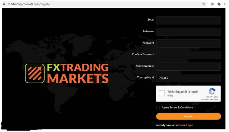 Nền tảng giao dịch của sàn FX Trading Markets